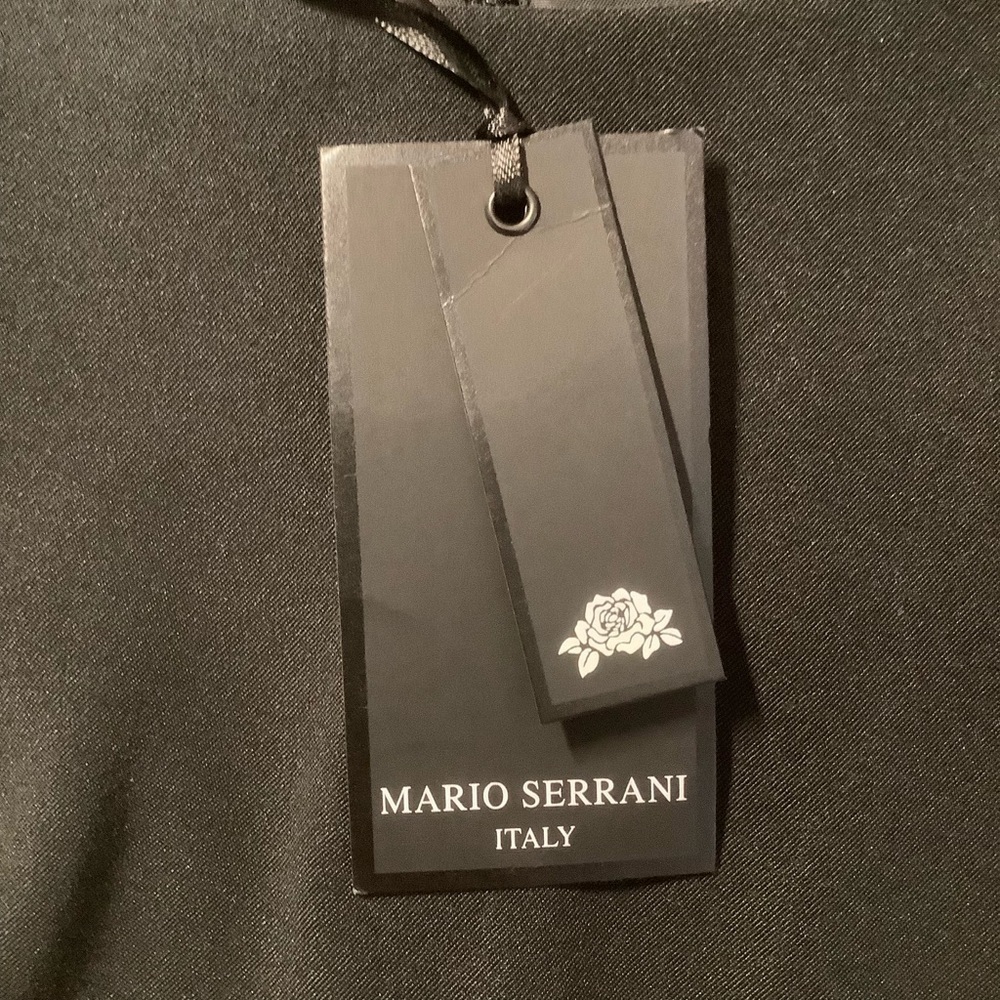 MARIO SERRANI CLASSIC MIDI SLEEVELESS BLACK DRESS/ NWT/ Size 8 - Picture 9 of 9